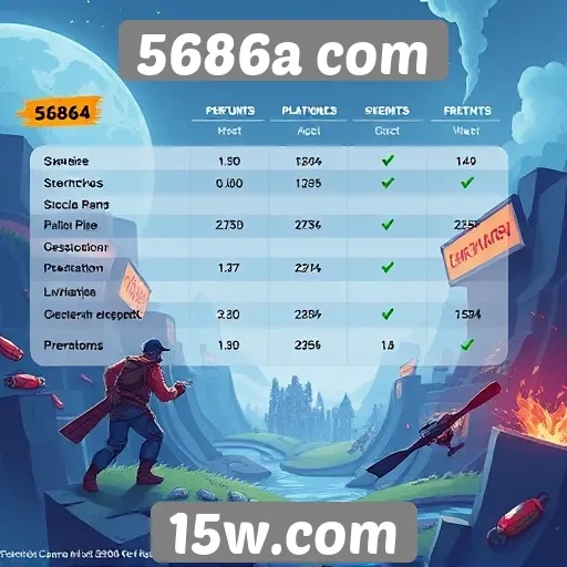 Comparativo entre 5686a com e outras plataformas de jogos