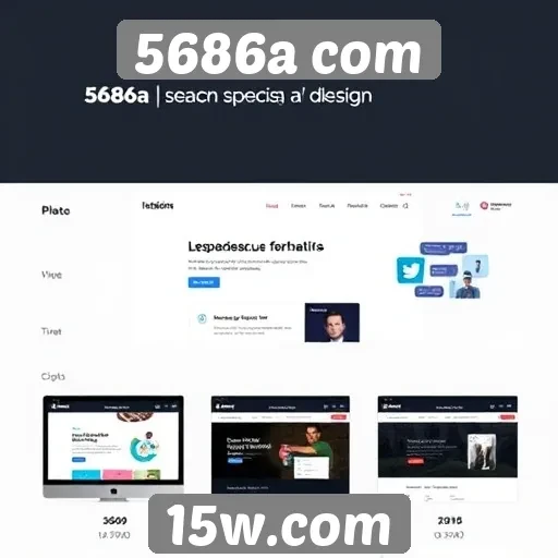 Evolução do design do site 5686a com ao longo do tempo