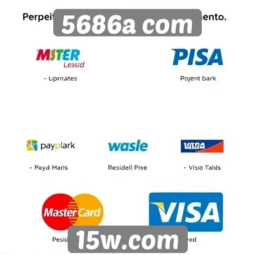 Métodos de pagamento aceitos no site 5686a com