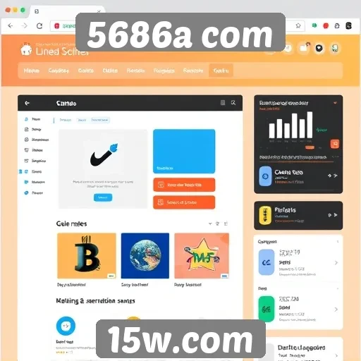 Análise da interface do usuário do site 5686a com