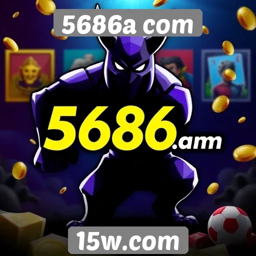 Variedade de jogos disponíveis em 5686a com